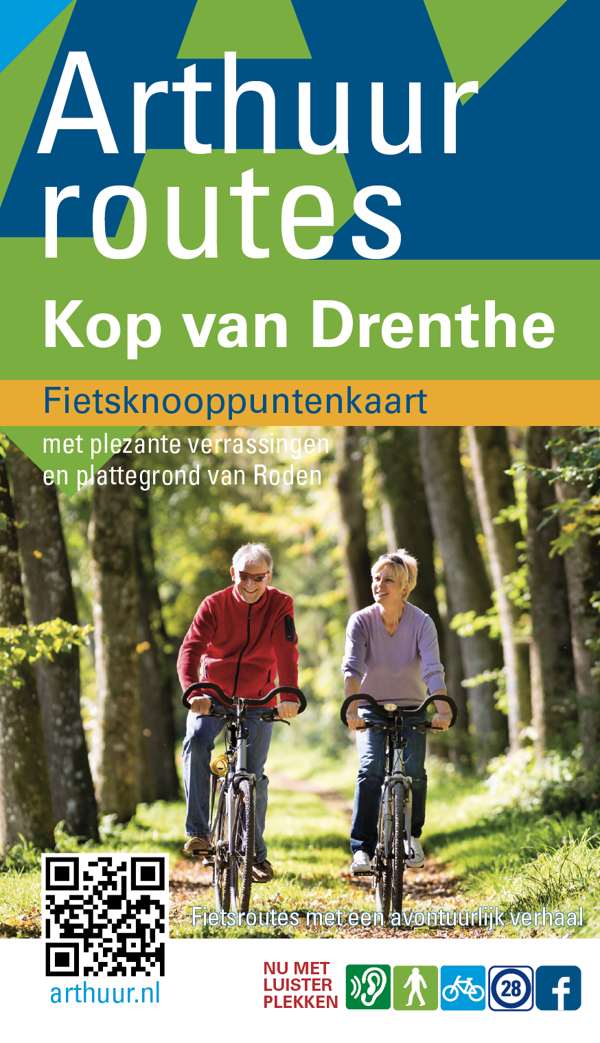 Arthuur Fietsknooppuntenkaart Kop van Drenthe