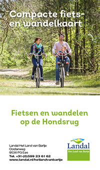 Compacte weekend fiets- en wandelkaarten Het Land van Bartje