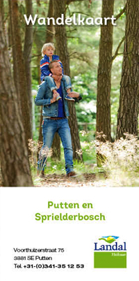 Wandelkaart Putten en Sprielderbosch