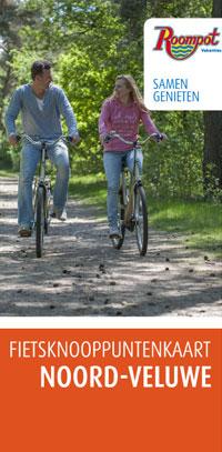 Fietsknooppuntenkaart Noord-Veluwe.