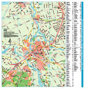 wandkaart van Zwolle
